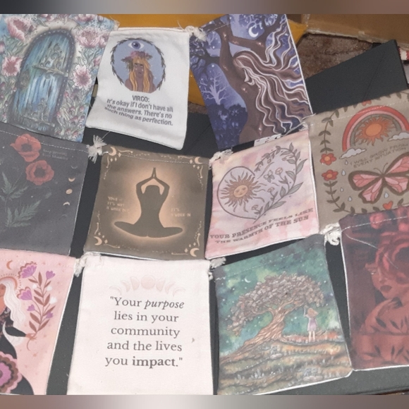 Art Printed Drawstring Bag - Picture 1 of 16